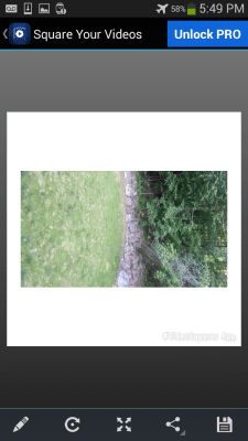 Screenshot of the application Square Your Videos - #5