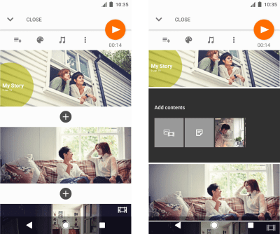 Screenshot of the application Movie Creator - #4