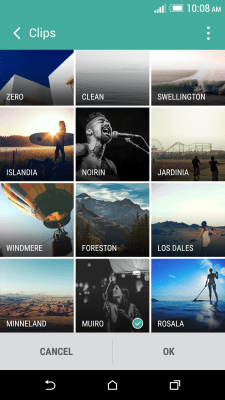 Screenshot of the application HTC Zoe - #6