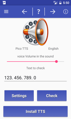 Screenshot of the application Talking Informant - #2