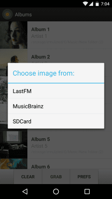 Screenshot of the application Album Art Grabber - #2