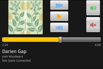 Screenshot of the application Amarok2 Remote - #2