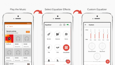 Screenshot of the application Music Equalizer - #4