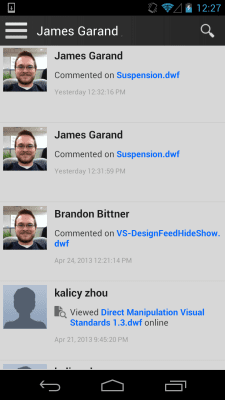 Screenshot of the application Autodesk 360 Mobile - #2