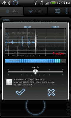 Screenshot of the application RecForge Lite - Audio Recorder - #8