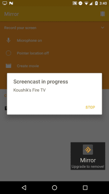 Screenshot of the application Screen Recording and Mirror - #3