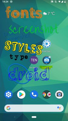 Screenshot of the application Droid Screenshot Free - #4