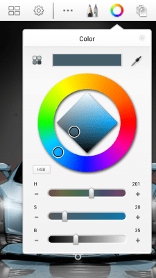 Screenshot of the application SketchBook Express for Tablets - #3