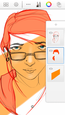 Screenshot of the application SketchBook Express for Tablets - #5