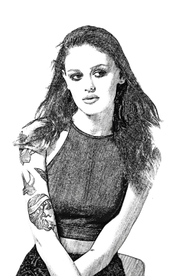 Screenshot of the application Pencil drawing - #5