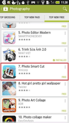 Screenshot of the application Photo Smart Cut - #3