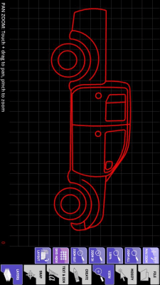 Screenshot of the application AndCAD Demo - #2