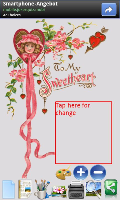 Screenshot of the application Postcard Creator - #3