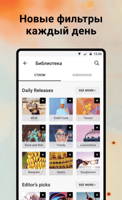 Screenshot of the application Prisma - #6