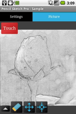 Screenshot of the application Barabanov Pencil Sketch - #3