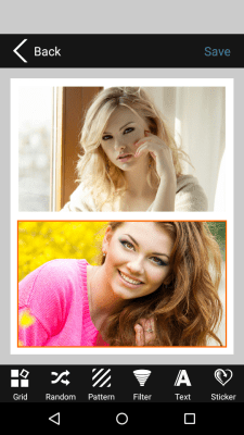 Screenshot of the application Pic Stitch Collage Maker Pro - #2