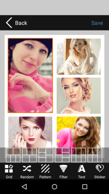 Screenshot of the application Pic Stitch Collage Maker Pro - #3