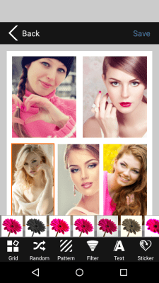 Screenshot of the application Pic Stitch Collage Maker Pro - #7