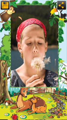 Screenshot of the application Nature Frames - #3