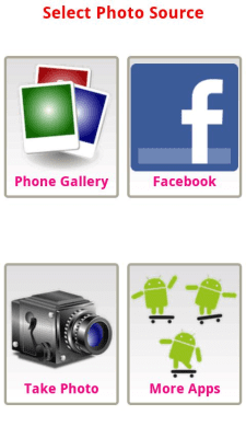 Screenshot of the application Nature Frames - #8