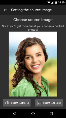 Screenshot of the application Photo Roulette - #2