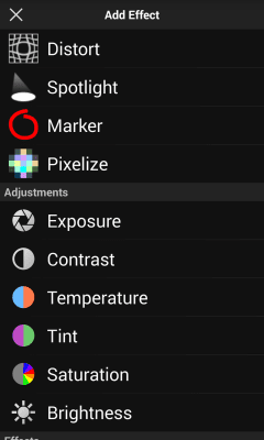 Screenshot of the application PicSay - Photo Editor - #2