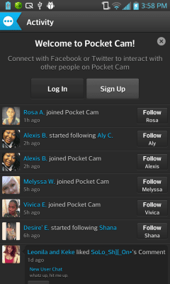 Screenshot of the application Pocket Cam Photo Editor - #6