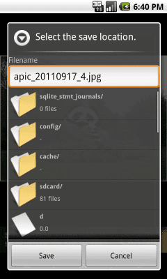 Screenshot of the application aPic Free Photo Editor - #8