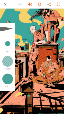 Screenshot of the application Adobe Illustrator Draw - #2