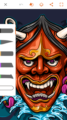 Screenshot of the application Adobe Illustrator Draw - #3