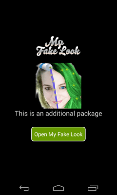 Screenshot of the application My Fake Look Extra - #5