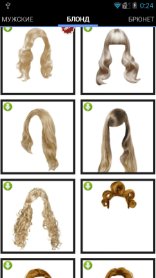 Screenshot of the application Hair studio - #2