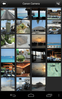 Screenshot of the application Canon CameraWindow - #2