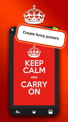 Screenshot of the application Keep Calm Generator - #2