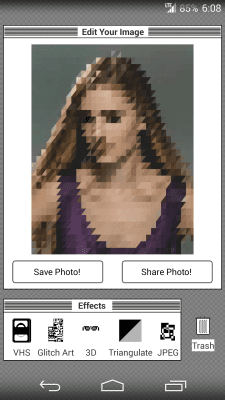 Screenshot of the application Glitchr - #2
