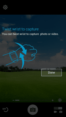 Screenshot of the application ZenWatch Remote Camera - #3