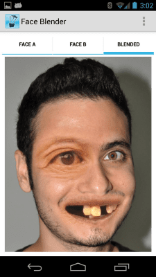 Screenshot of the application Face Blender Free - #3