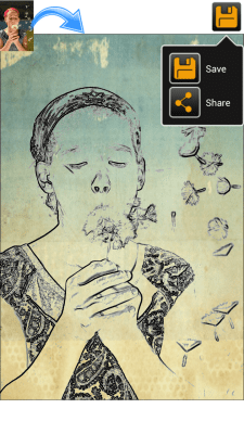 Screenshot of the application Paper Artist - #2