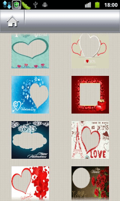 Screenshot of the application Photo postcards - #2