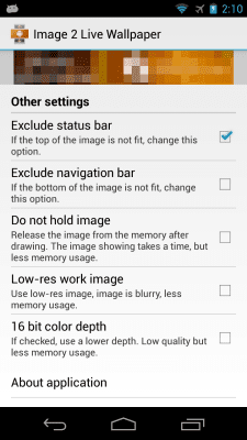 Screenshot of the application Image 2 Live Wallpaper - #4