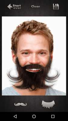 Screenshot of the application Make me Bearded - #2
