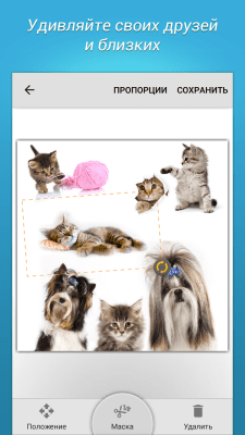 Screenshot of the application Blend Collage Free - #2