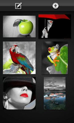 Screenshot of the application Color Splash FX - #2