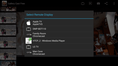 Screenshot of the application Gallery Cast - Free - #2