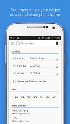 Screenshot of the application Dayframe (Chromecast Photos) - #6