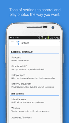 Screenshot of the application Dayframe (Chromecast Photos) - #7