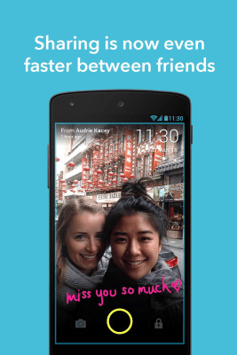 Screenshot of the application ScreenPop Lockscreen Messenger - #3
