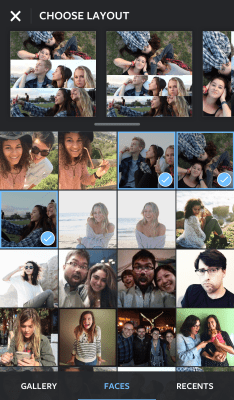 Screenshot of the application Layout from Instagram - #2
