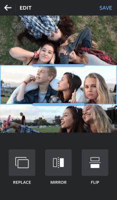 Screenshot of the application Layout from Instagram - #3