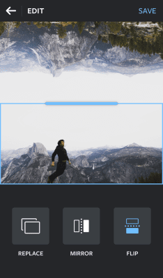 Screenshot of the application Layout from Instagram - #4